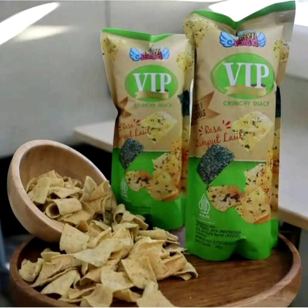 Jual Happy Island VIP Chips Crunchy Snack 1pak isi 10 psc | Shopee ...
