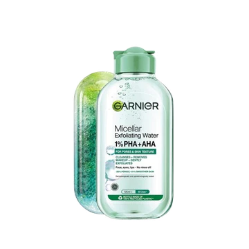 Garnier Micellar Cleansing Water Pink Blue Bipase Oil Vit C Rose Water 400 Ml 125 Ml 50 Ml