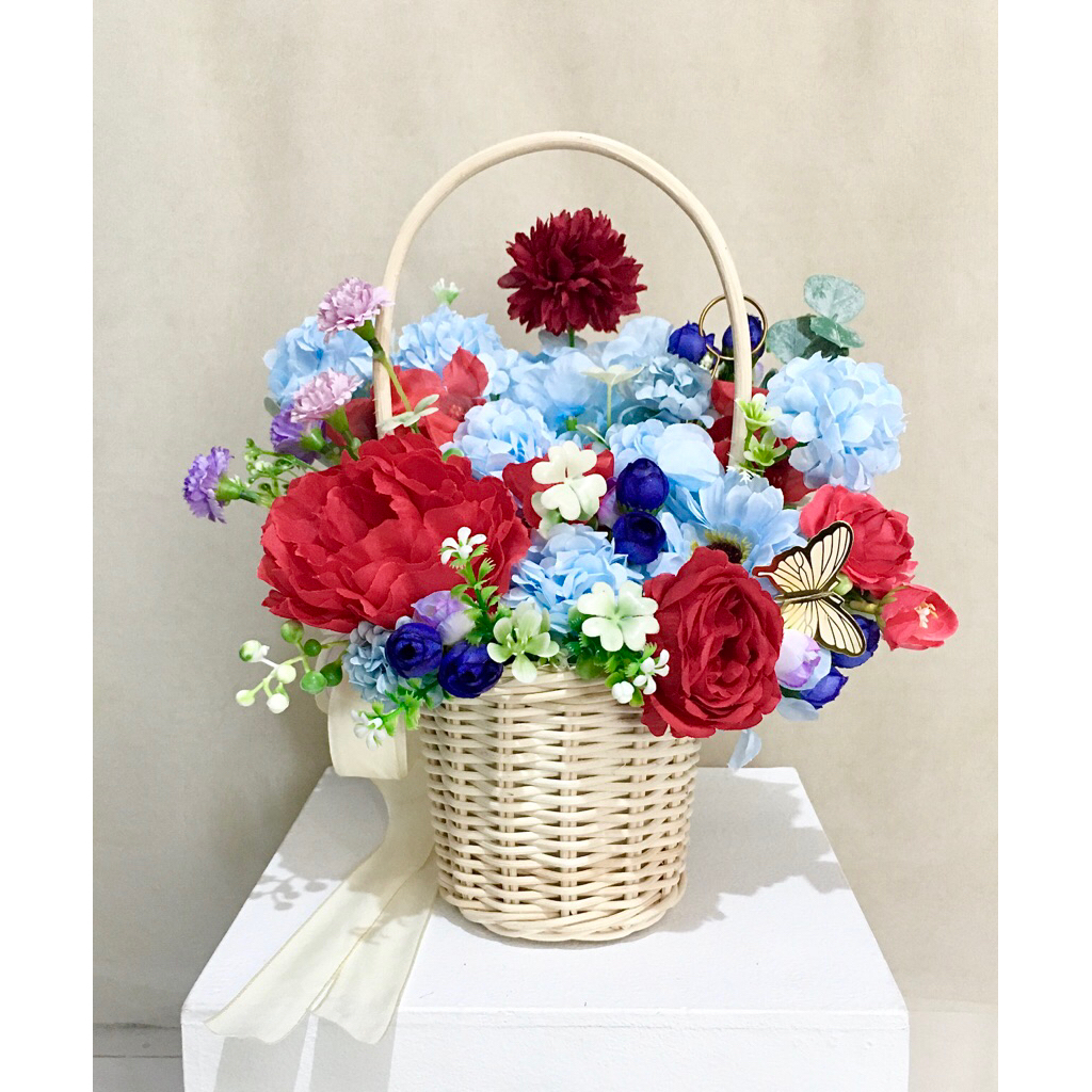 Jual Bunga Keranjang Reguler - Liliane - Korean Style Bunga Opening ...