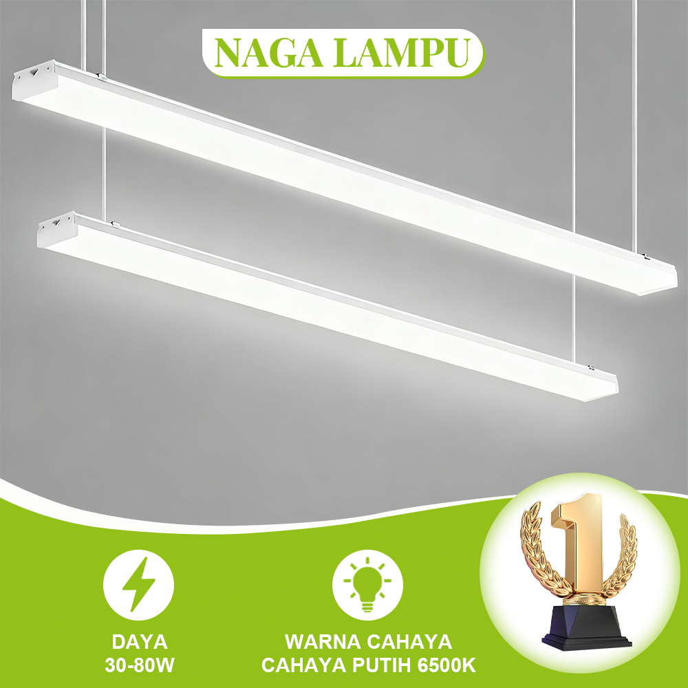 Jual Lampu LED Gantung Minimalis Balok 30W-80W 6500K - Desain Modern 5 ...