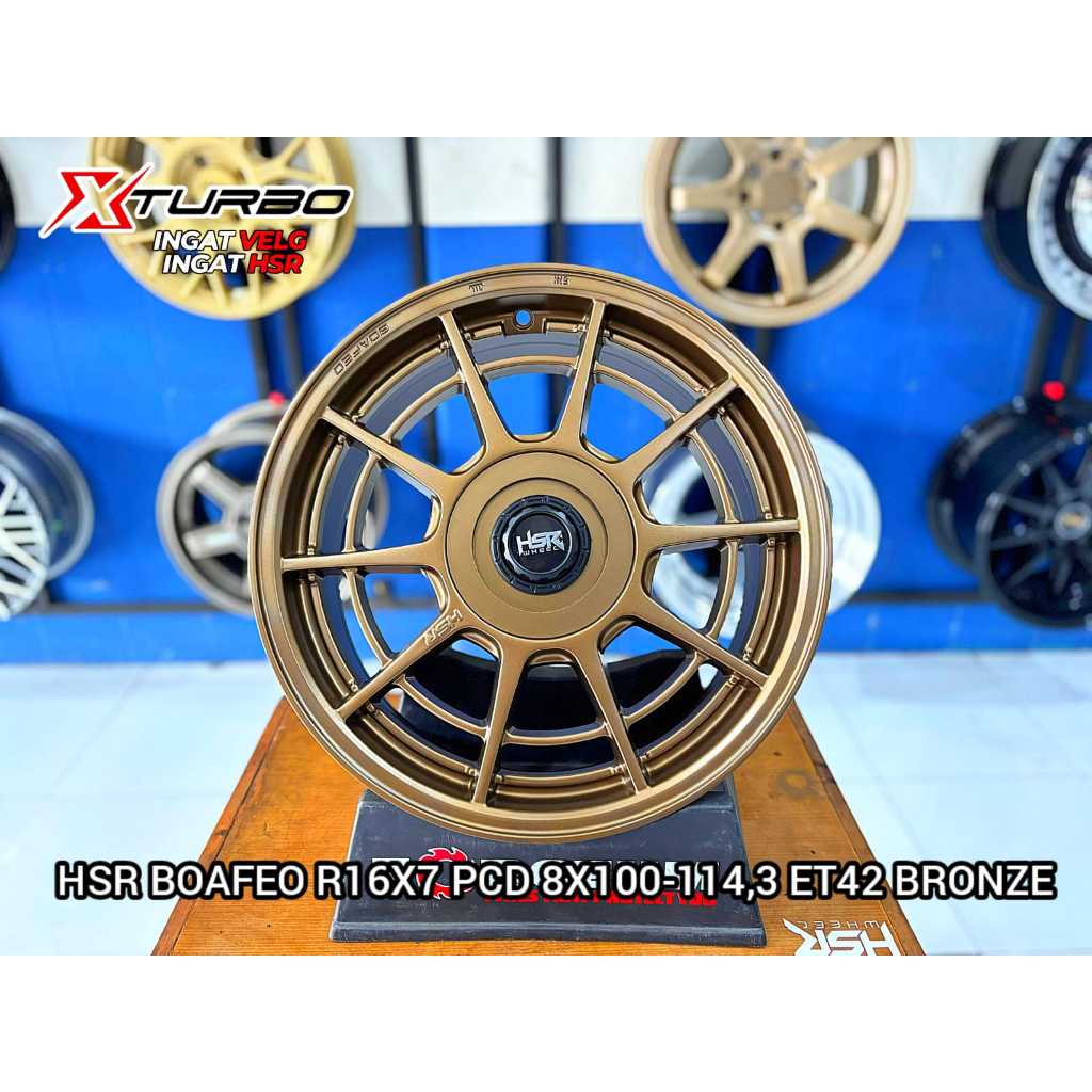 Jual Velg Mobil Racing HSR BOAFEO R16 PCD 8X100-114,3 Model Spider ...