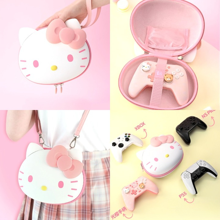 Jual Hello Kitty Geekshare Controller Joystick Carrying Case Pouch for ...