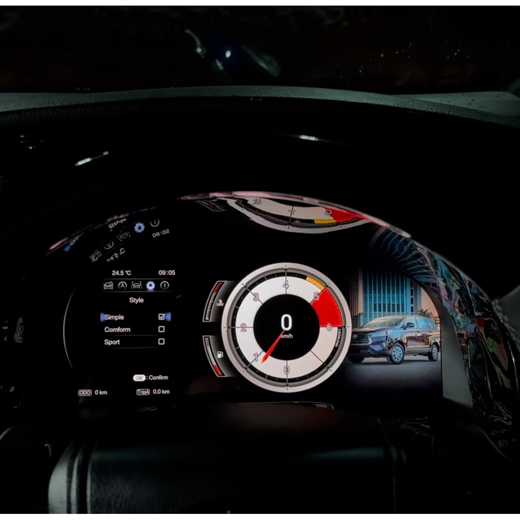 Jual speedometer digital fortuner & hilux , innova reborn . speedo ...