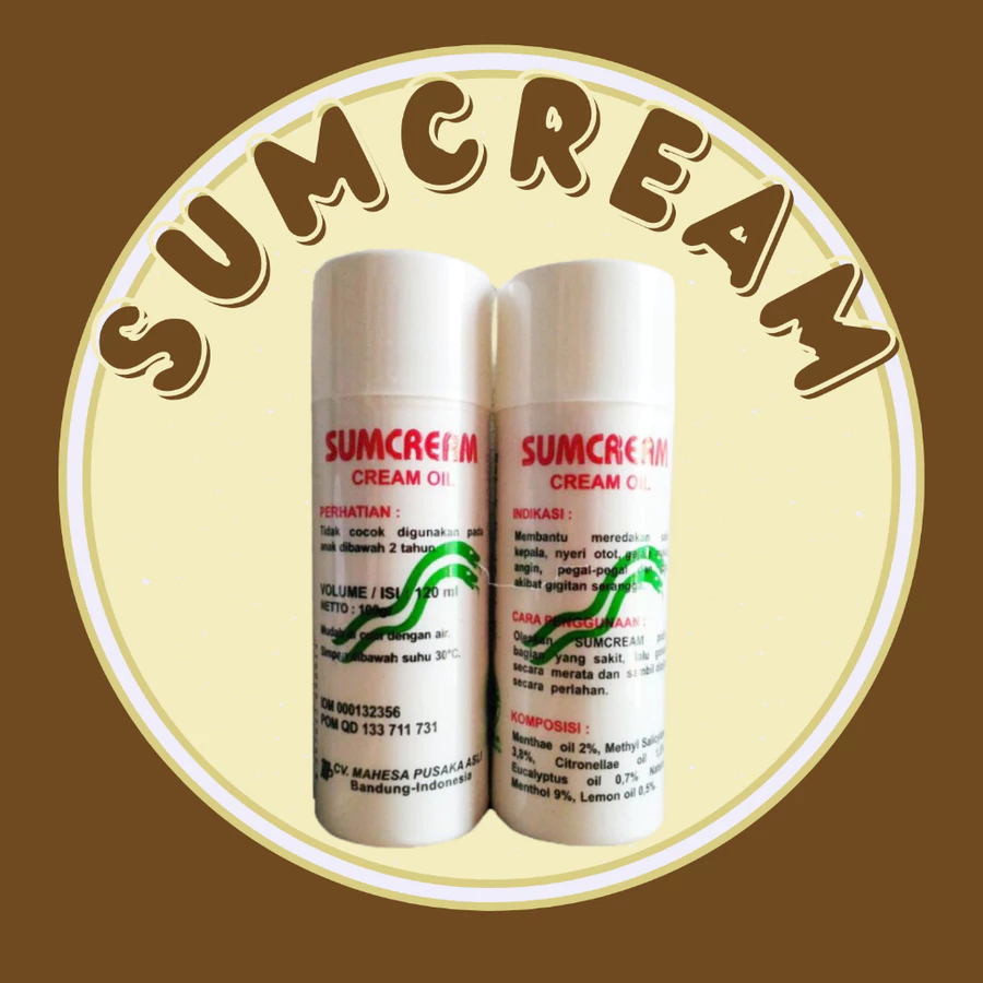 Jual SUMCREAM | SUMBAWA CREAM OIL 100GR MINYAK OLES UNTUK PIJAT DAN ...