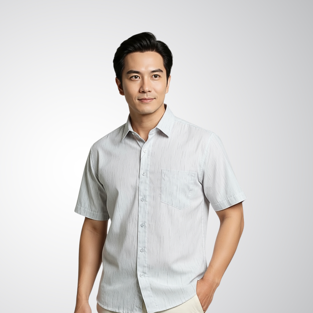 Jual Tom Ferricks Zaiq Kemeja Pria Casual Lengan Pendek | Shopee Indonesia