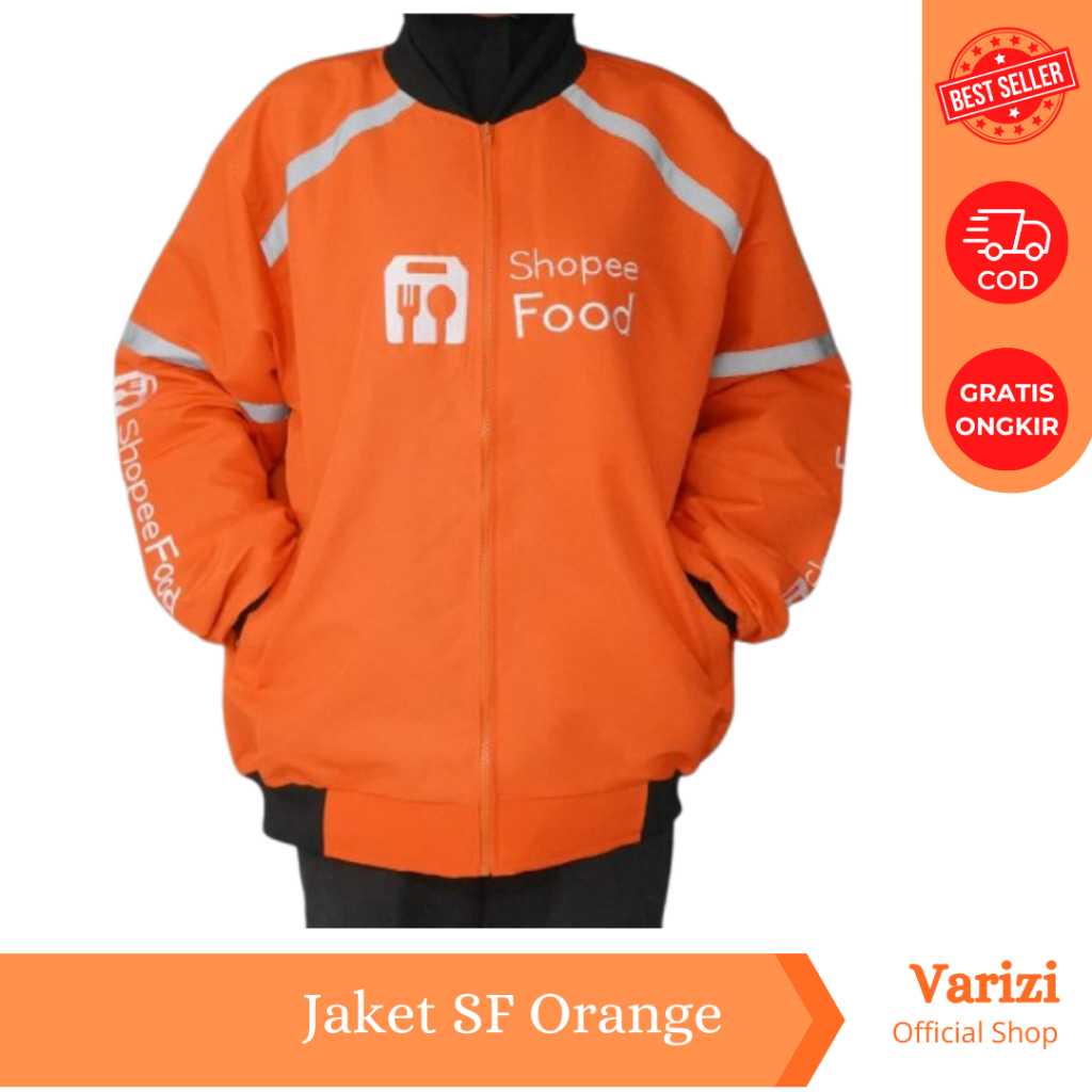Jual Jakeet Bomber Oren Taslan Bordir Windproof || Jakeet Motor Oren ...