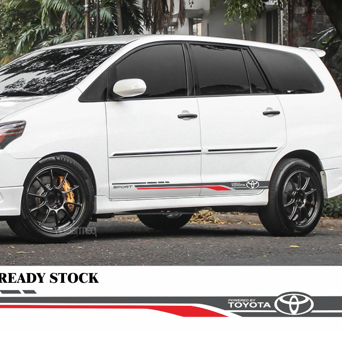 Jual sticker mobil toyota innova // list stiker toyota innova // stiker ...