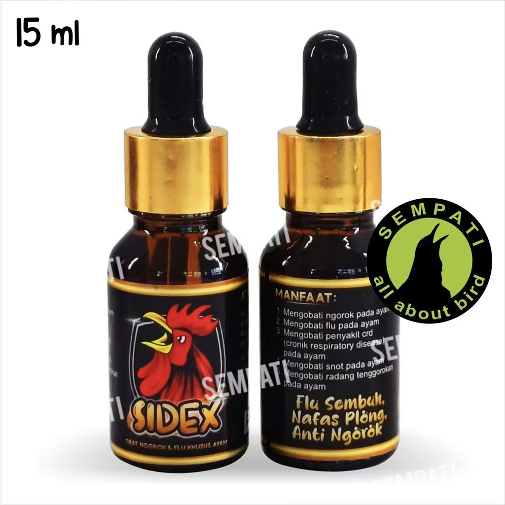 Jual Sidex obat ayam ngorok CRD snot pilek flu radang tenggorokan ...