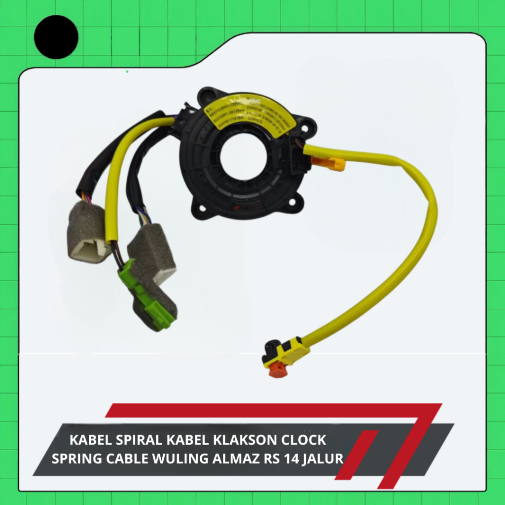 Jual KABEL SPIRAL KABEL KLAKSON CLOCK SPRING CABLE WULING ALMAZ RS 14 ...