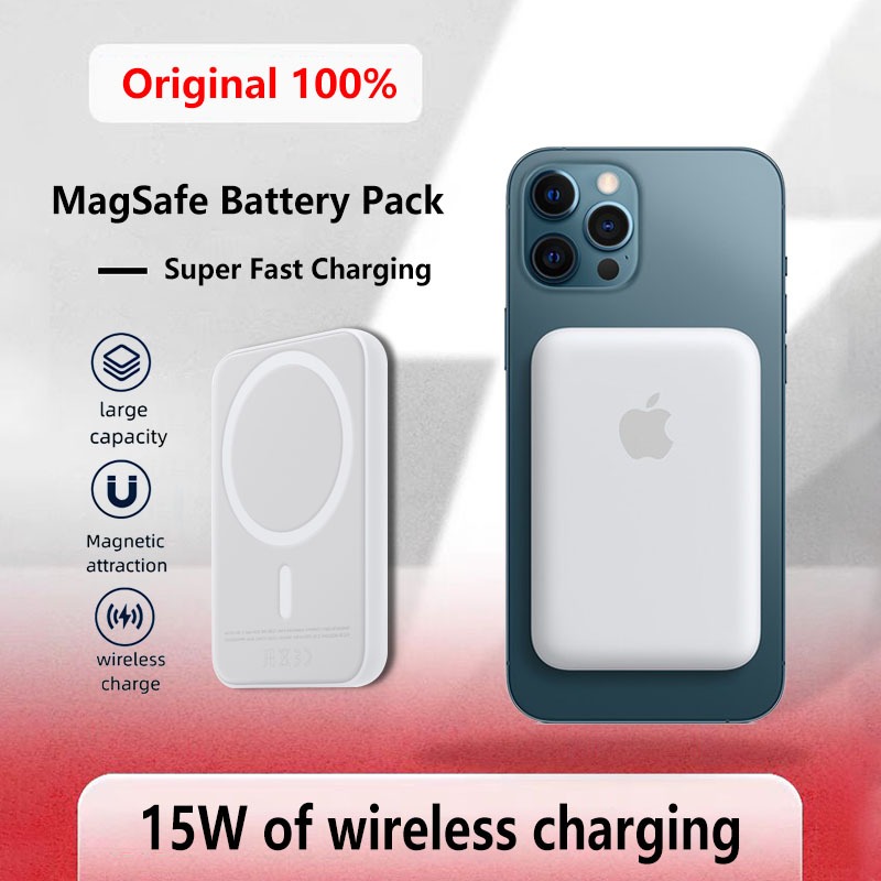 Jual Original Magsafe Powerbank 5000mah Magsafe Battery Pack Wireless ...
