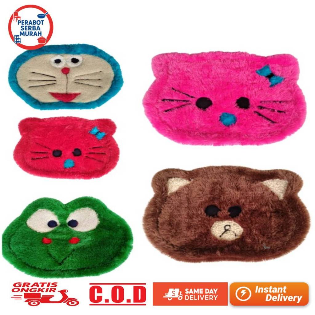 Jual Keset karakter bulu rasfur anti slip tidak licin cocok kamar mandi ...