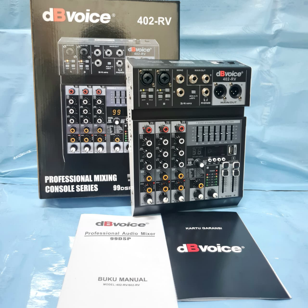 Jual Audio Mixer dB Voice 402 RV Original 4 Channel dBvoice 402RV ...