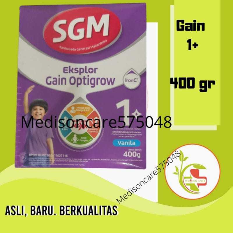 Jual sgm eksplor gain optigrow 1+ susu formula penambah berat badan | 1 ...