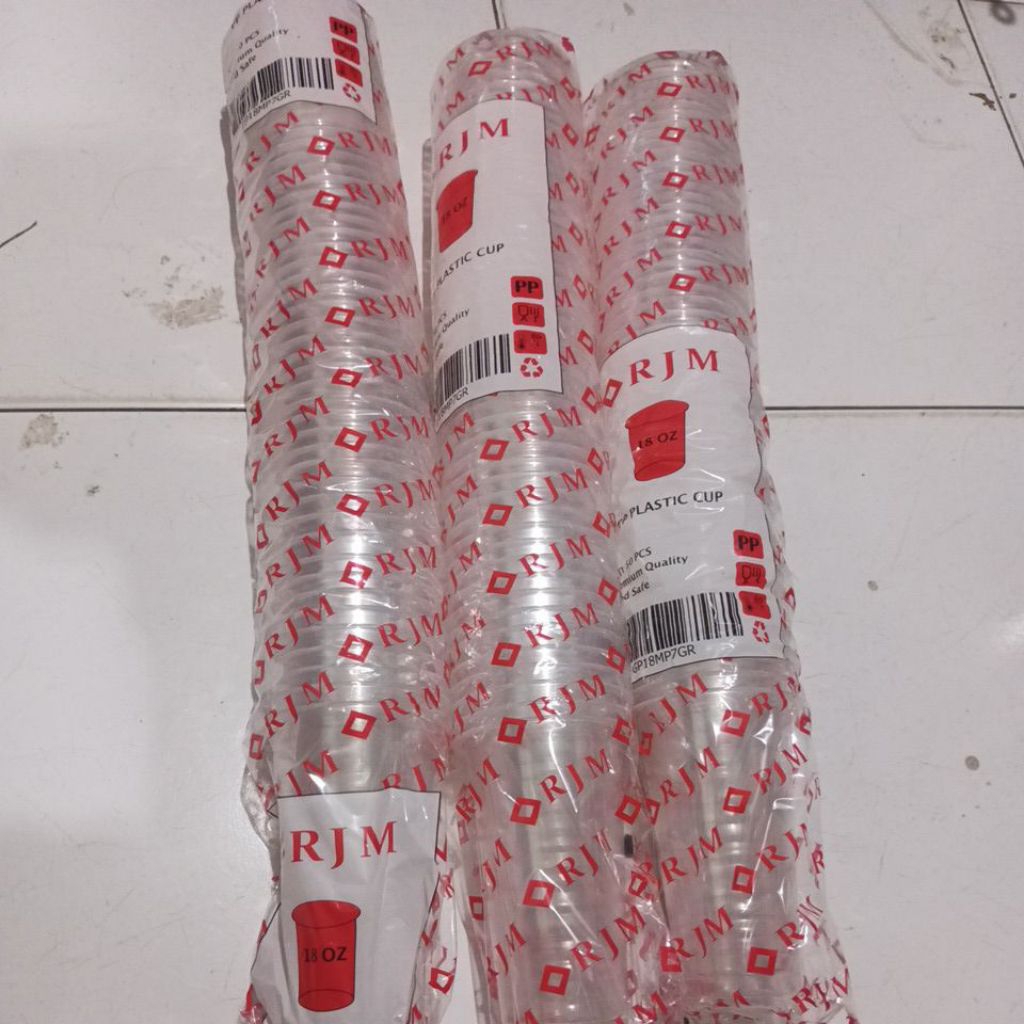 Jual gelas cup rjm 50pcs ukuran 18 oz | Shopee Indonesia