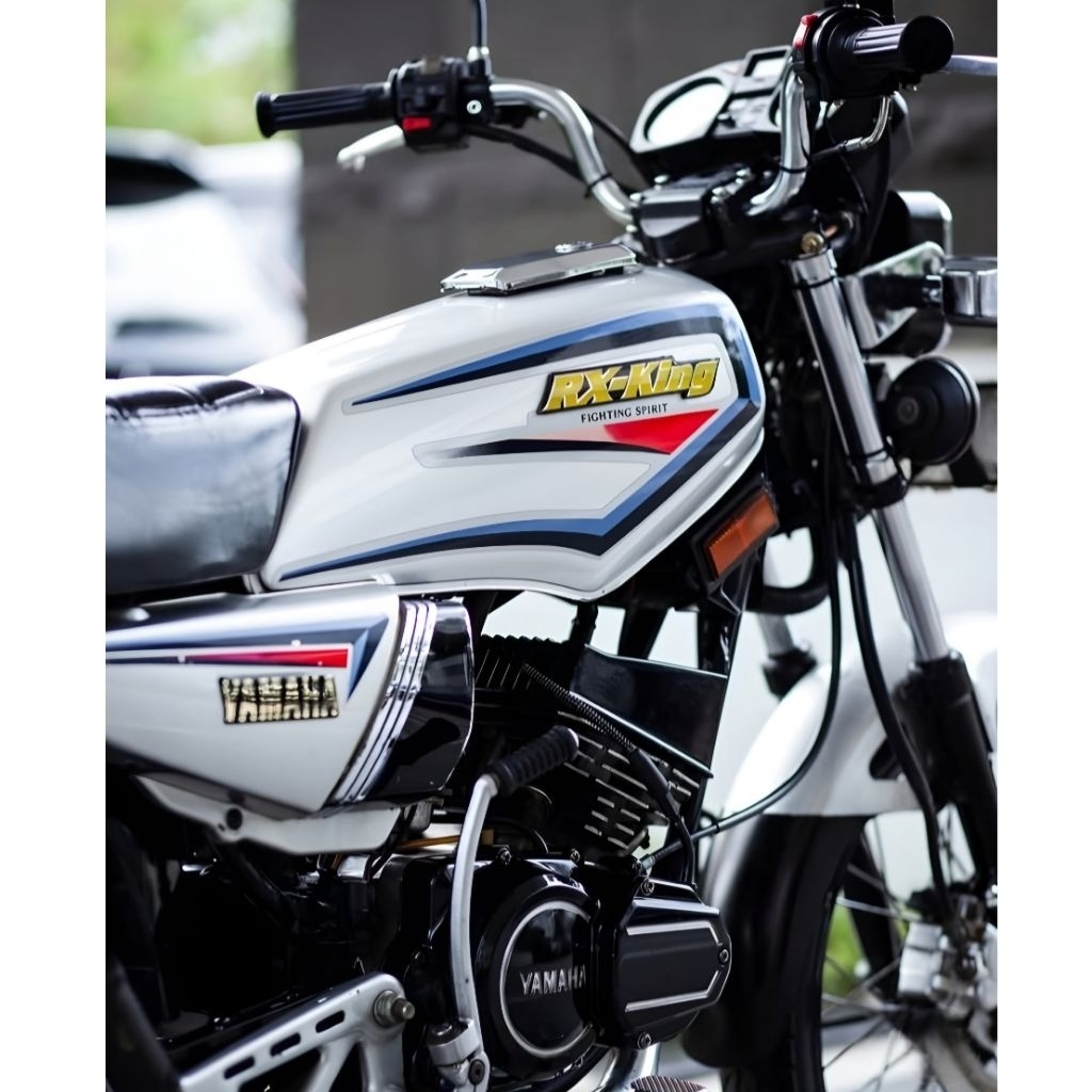 Jual PAKET STIKER STRIPING RX KING 2001 ABU-ABU SET EMBLEM RX KING NEW ...