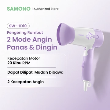 SAMONO Catokan Rambut Lurus Dengan LED Indicator Catokan Low Watt Catokan Rambut Profesional