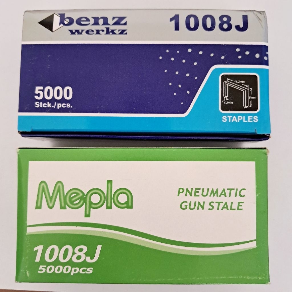 Jual Isi Staples Tembakan Angin 1008J Benz Werkz Paku Tembak U Refill ...