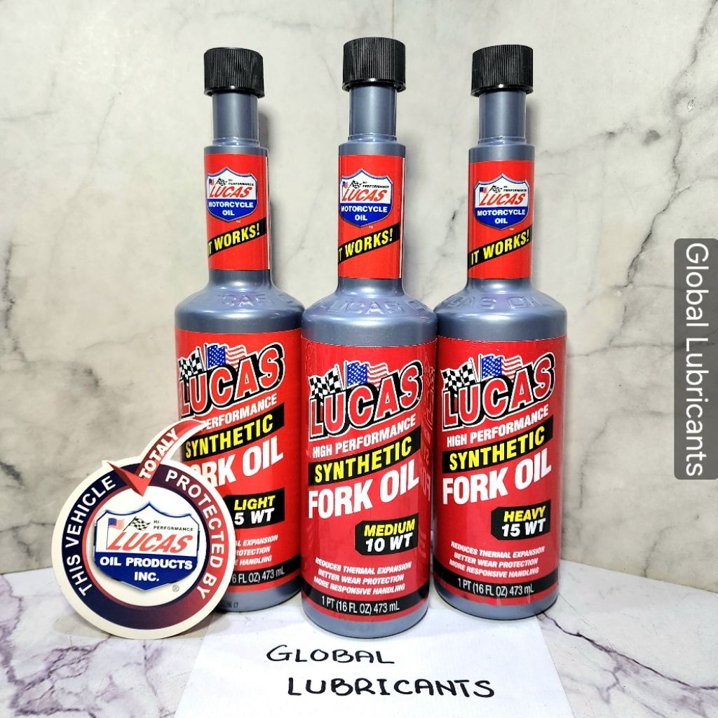 Jual Lucas Motorcycle High Performance Synthetic FORK OIL 5/ 10/ 15 WT ...
