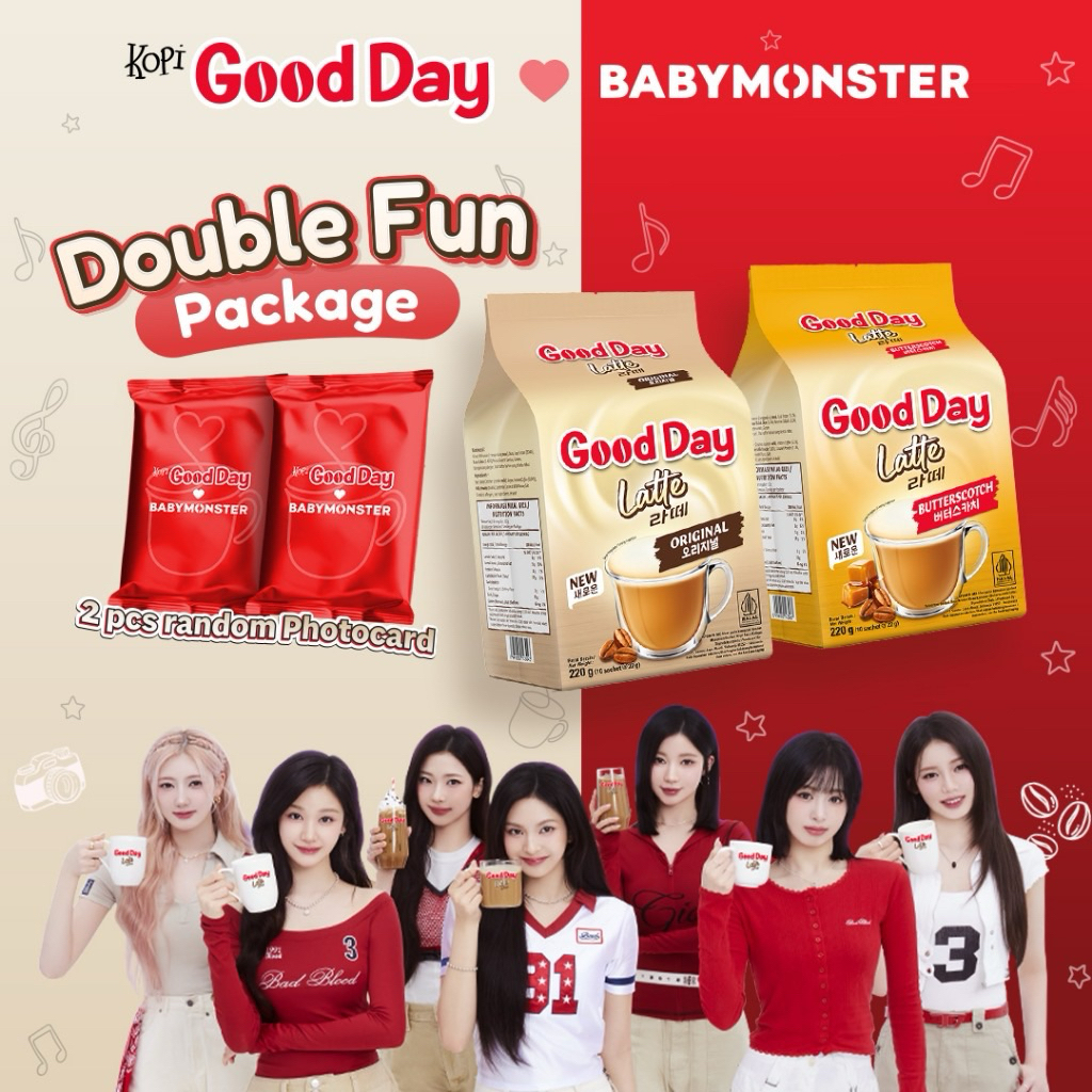 Jual Good day x babymonster free photo card limited edition