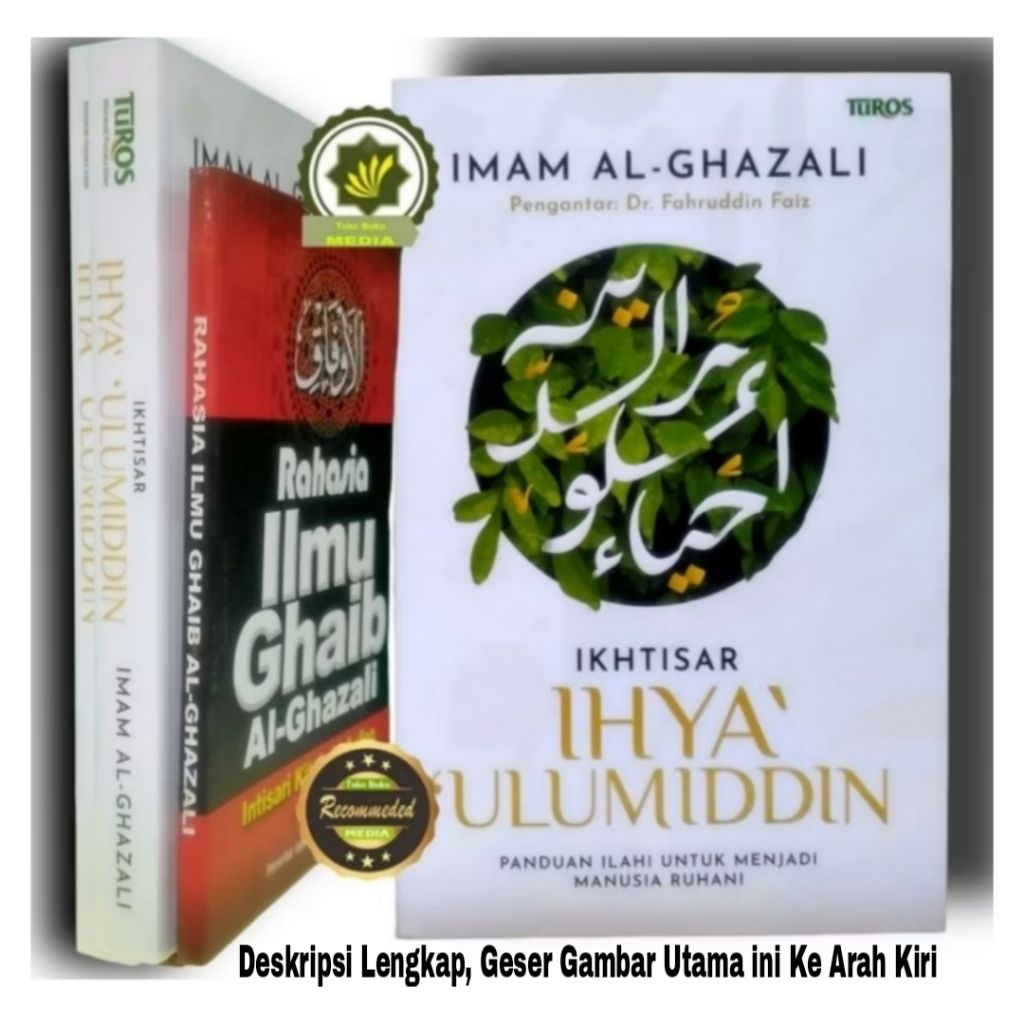 Jual Buku IKHTISAR IHYA' ULUMUDDIN + Bonus Rahasia ILMU GHAIB Ringkasan ...