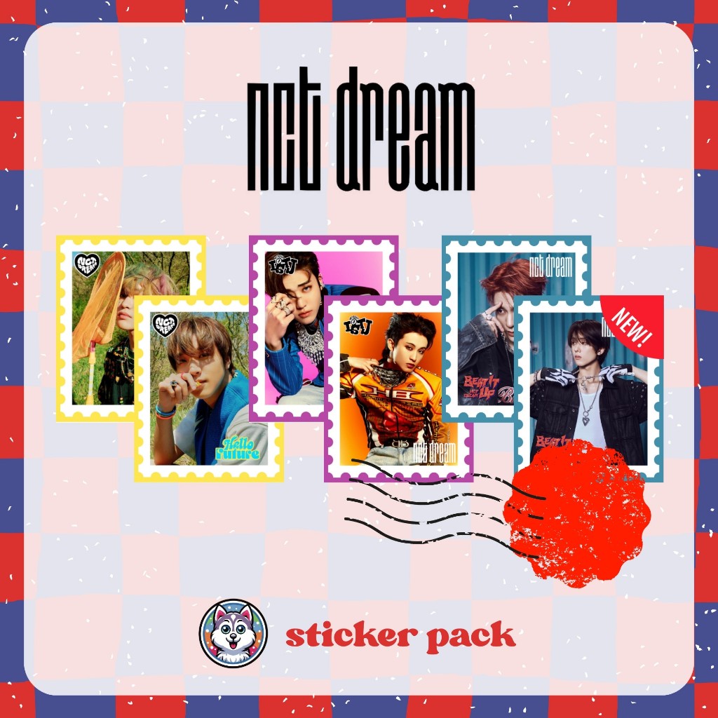 Jual Stiker Perangko NCT Dream kpop mini (sticker NCT stamp album ...
