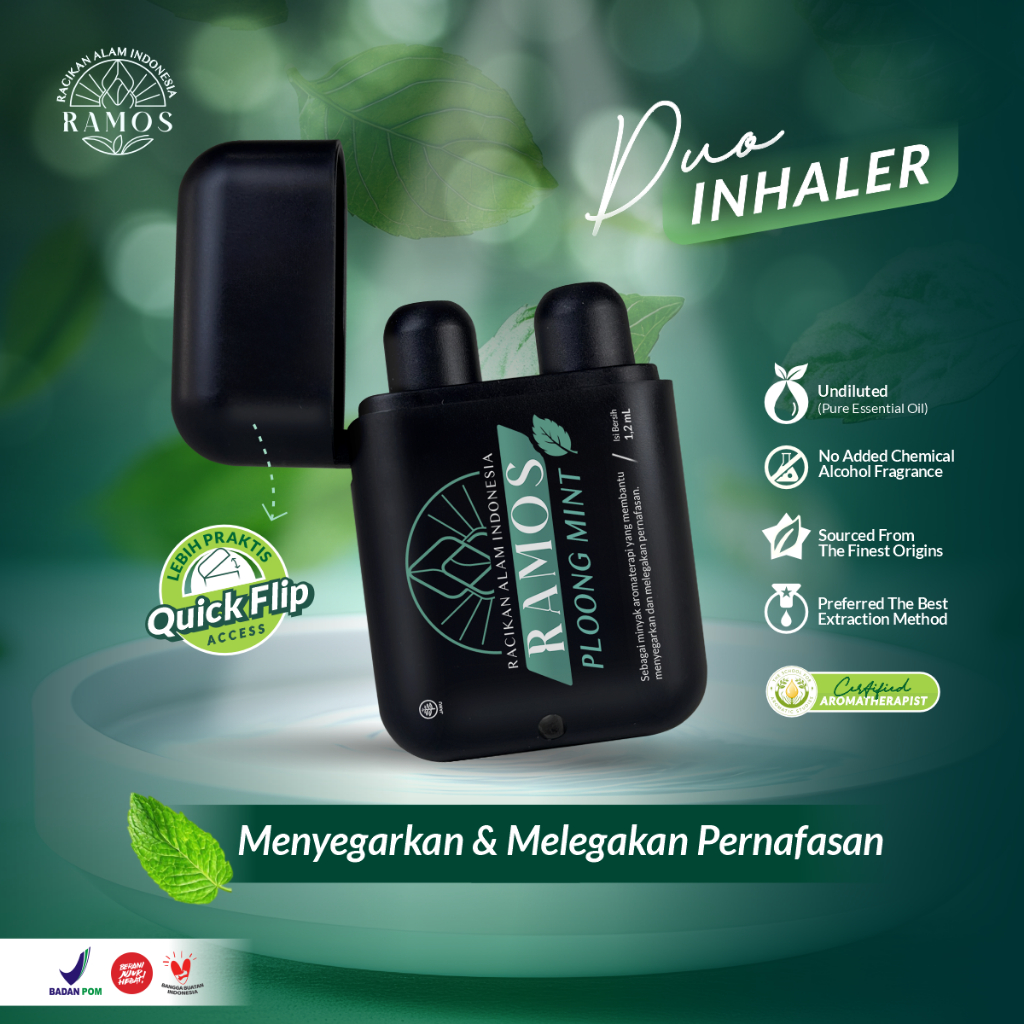 Jual Renescent Ramos Duo Inhaler PLOONG MINT Menyegarkan dan Melegakan ...