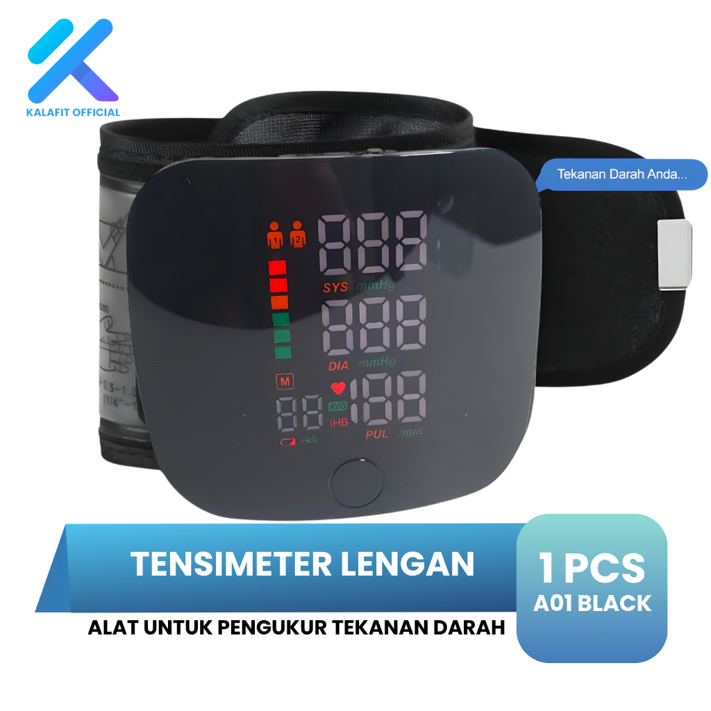 Tensimeter Digital Akurat Pengukur Tekanan Darah Akurasi Tinggi A01