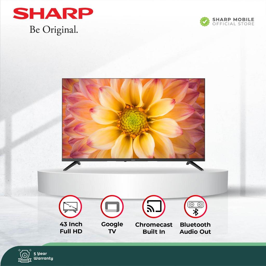 Jual SHARP Smart LED 2T-C43GH3000i | 2K Smart TV 43INCH | Shopee Indonesia