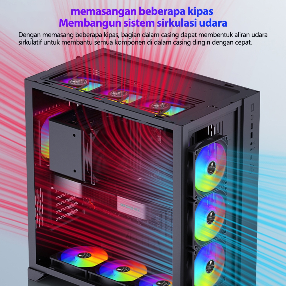 Jual JUTU 100%ORI 12H SHIP Kipas Pendingin Mesin Rakitan Desktop Kipas ...