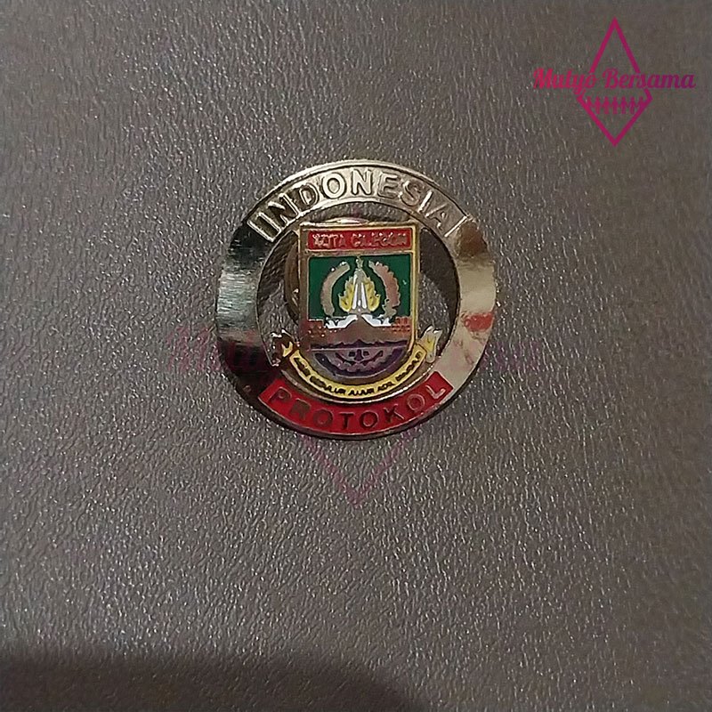 Jual Lencana Pin Protokol Kota Cilegon Pin Bros Protokol Logo Daerah ...