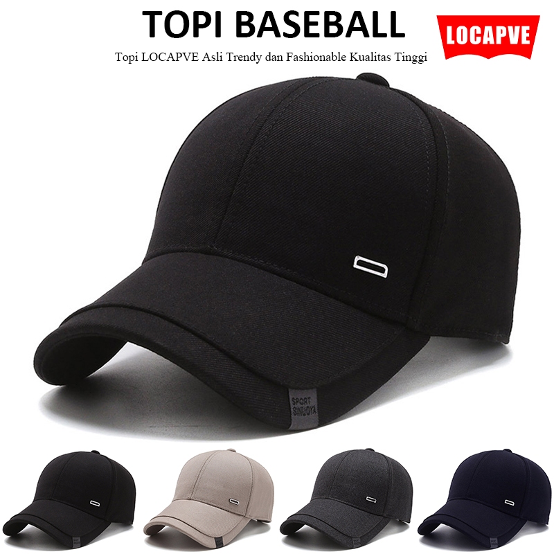 Jual LOCAPVE Topi Baseball Kancing Perak Berselubung sport Cap Casual ...