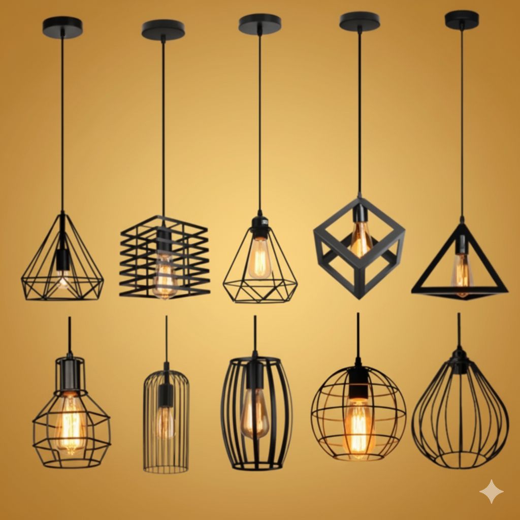 Jual lampu hias dekorasi pencahayaan gantung plafon dan tempel plafon ...