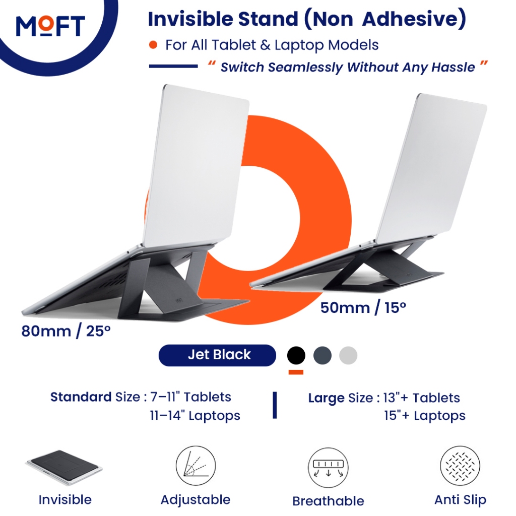 Jual MOFT Invisible Stand - Non Adhesive Laptop Stand / Tablet Stand ...
