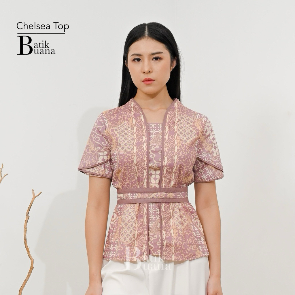 Jual Chelsea Top - Atasan Batik Wanita Premium - Batik Wanita - Batik ...