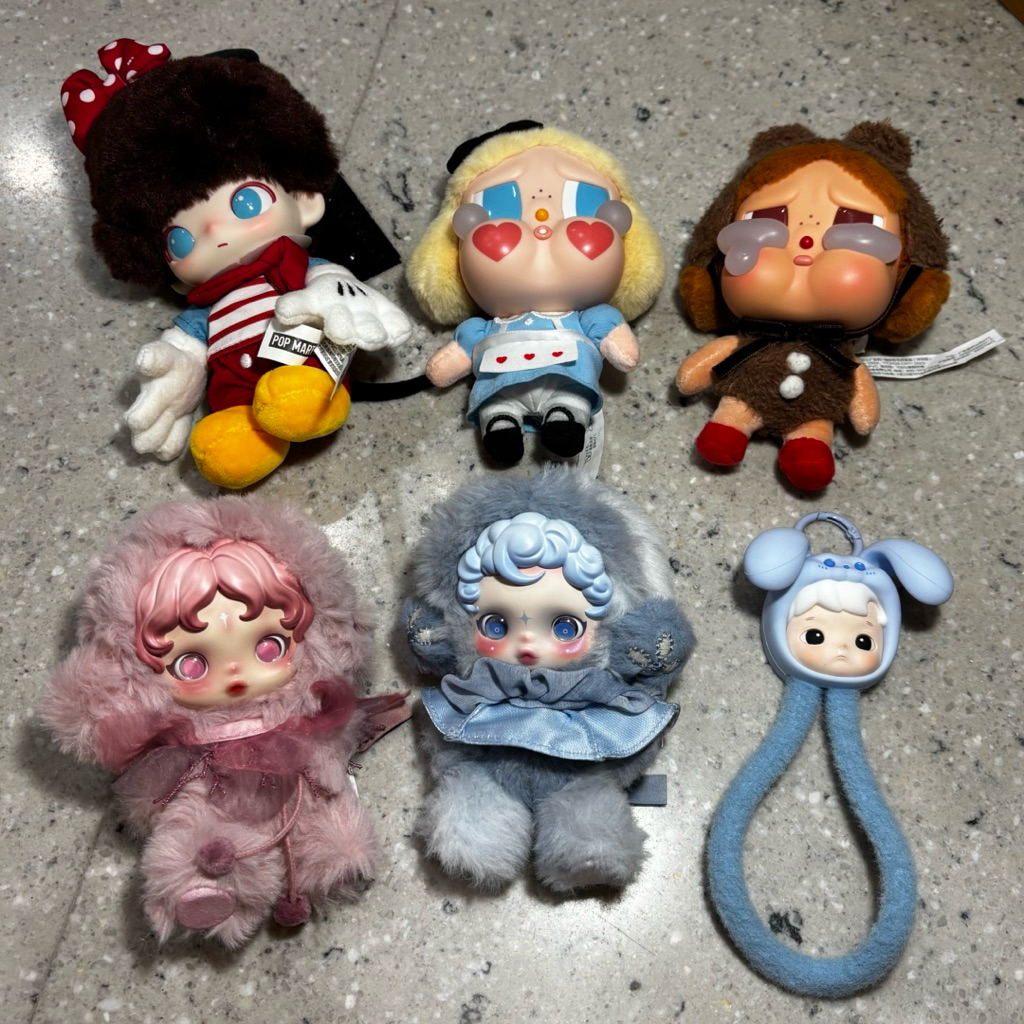 Jual selected blindbox original popmart dimoo crybaby hirono mofusand ...