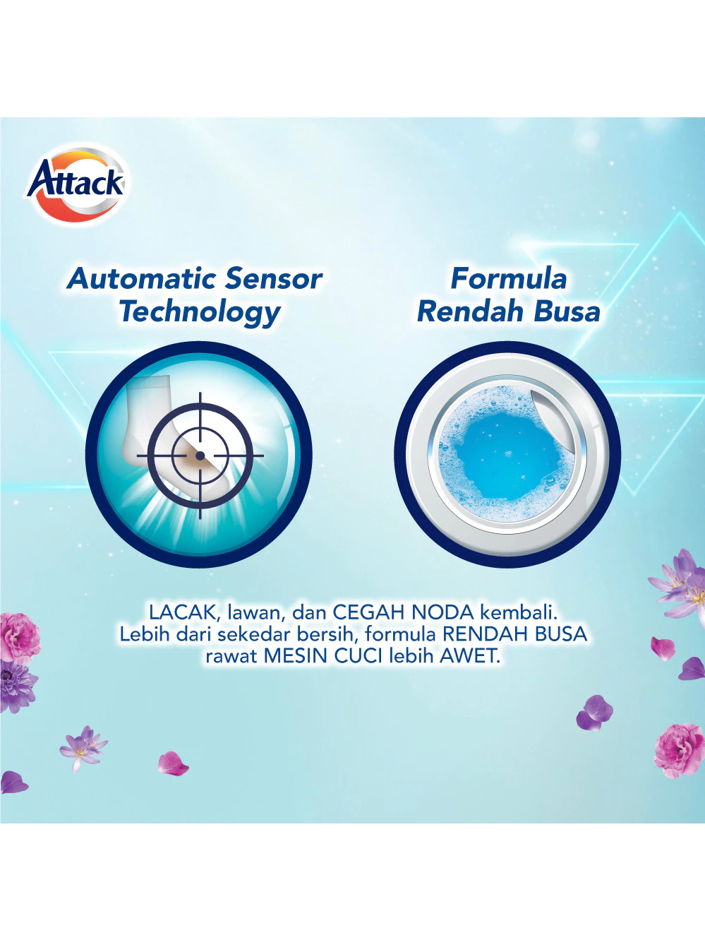 Jual Attack Sensor Matic Deterjen Cair Semua Mesin Cuci 1200 ml ...