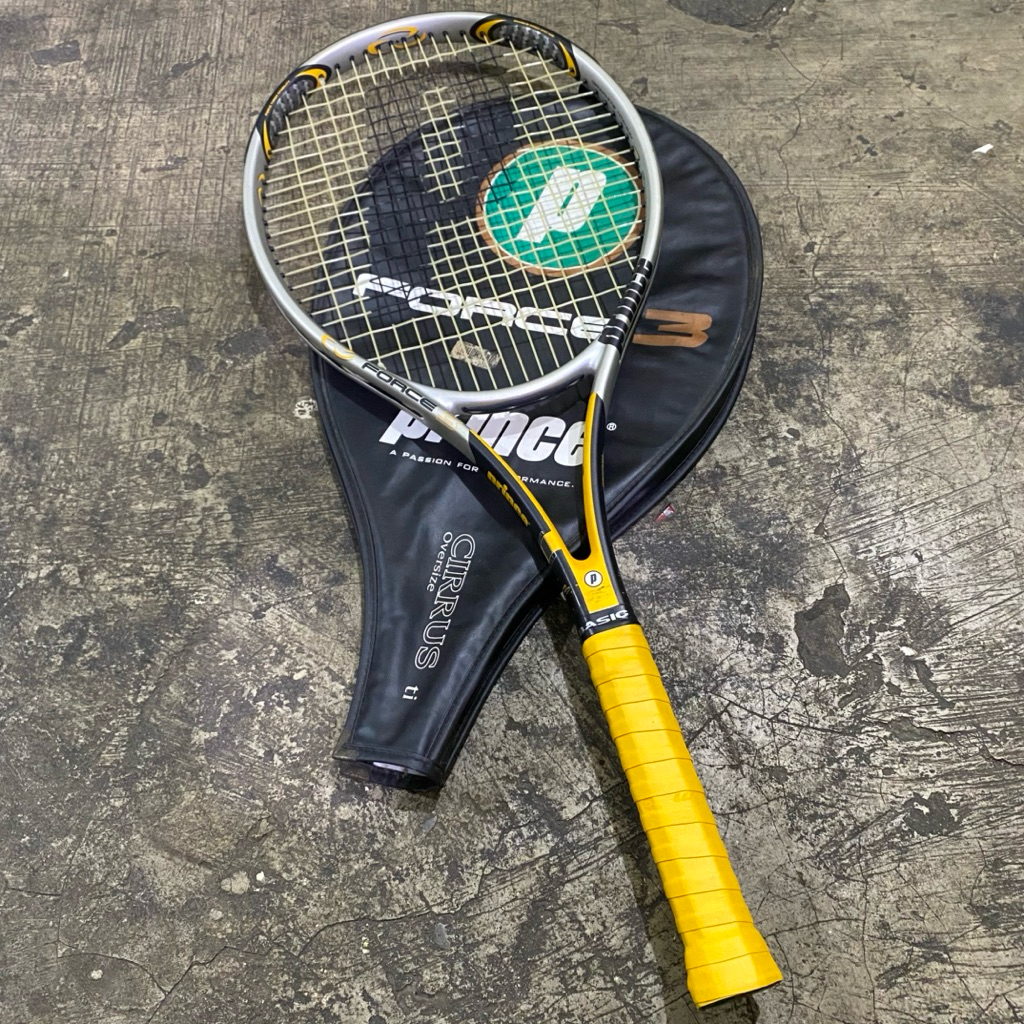 Raquette de tennis Prince Force 3 Approach TI poignée oversize 4 3/8
