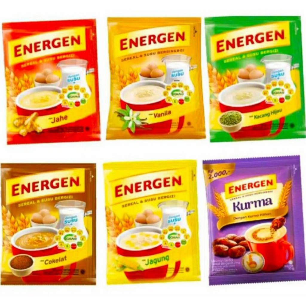Jual energen susu sereal 1 renteng isi 10 sachet @32gr | Shopee Indonesia