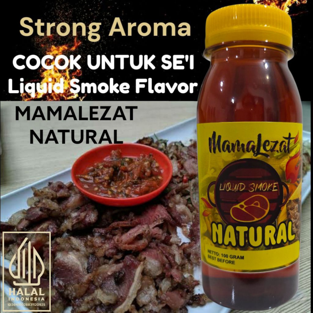 Jual Bumbu Asap Alami MamaLezat 100 gr aroma asap smoky / aroma smokey ...