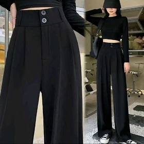 Celana Loose Pants Premium Hightwaise Premium Celana Kulot Wanita