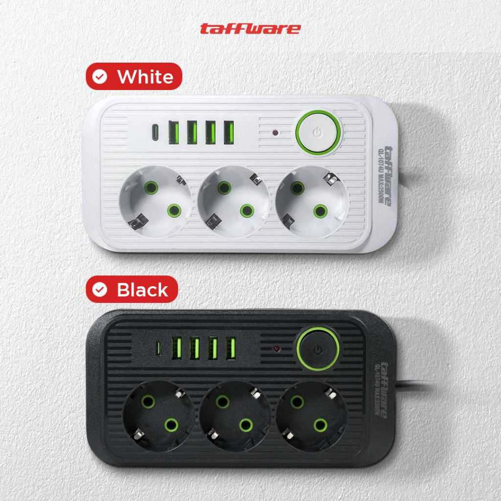 Stop Kontak Premium Tahan Api Multifungsi 3 - 10 Plug Wireless Usb Type C 10a 25 - foto 5
