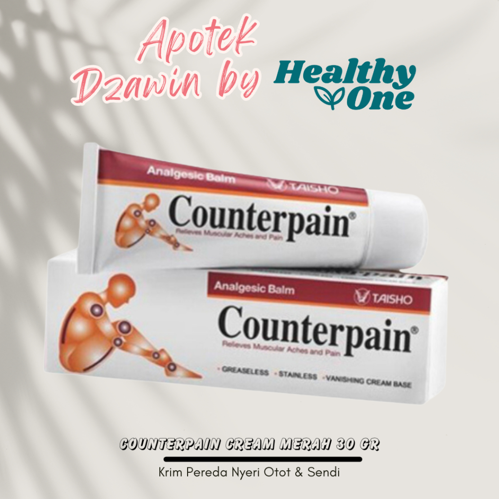 Jual Counterpain Cream Merah 30 Gr / Krim Pereda Nyeri Otot & Sendi ...