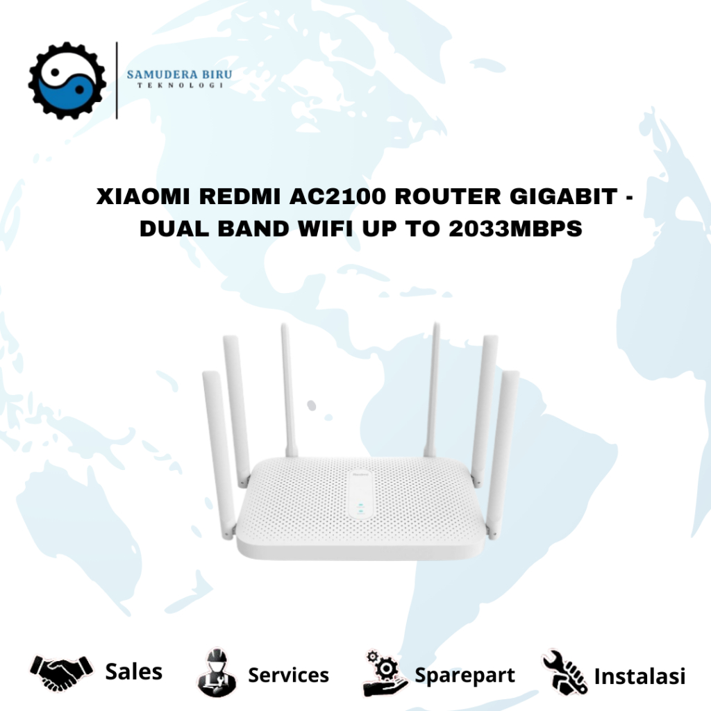 Jual XIAOMI REDMI AC2100 ROUTER GIGABIT - DUAL BAND WIFI UP TO 2033MBPS ...