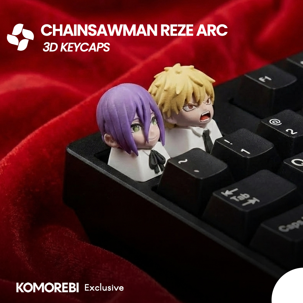 Jual 3D Keycap Keycaps Anime Denji Reze Chainsaw Man Movie Reze Custom ...