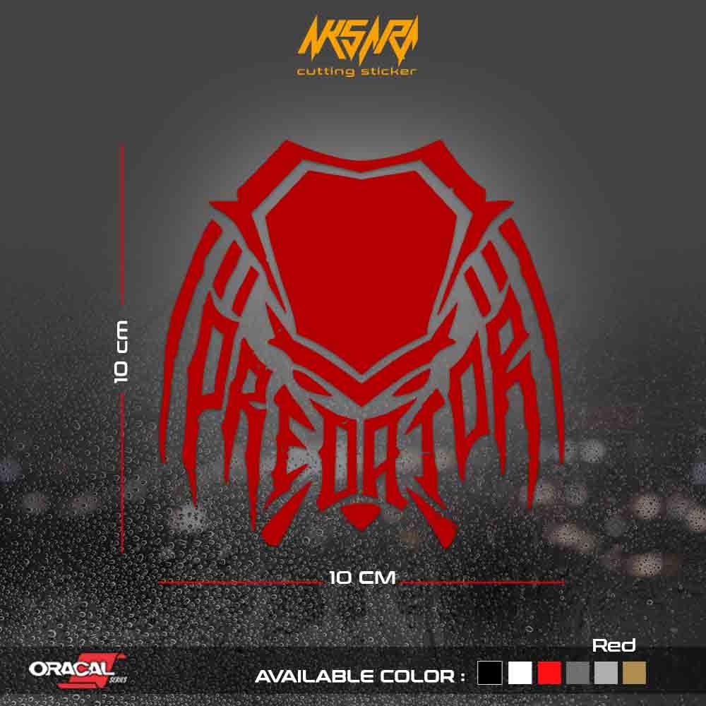 Jual Cutting Sticker PREDATOR Character | Stiker Cutting Karakter ...
