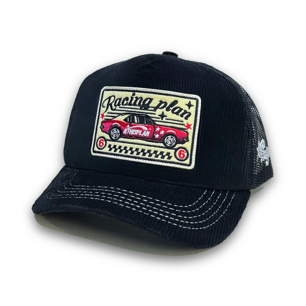 Jual Topi Jaring Corduroy Trucker Hat Black Racing Thisplan | Shopee ...