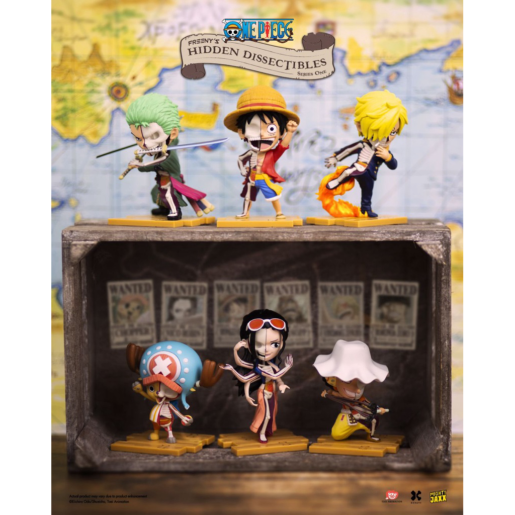 Mighty Jaxx Hidden Dissectibles One Piece Série 7 – Arc Wano – Plateau Scellé De 6 Figurines (sans Doublon)