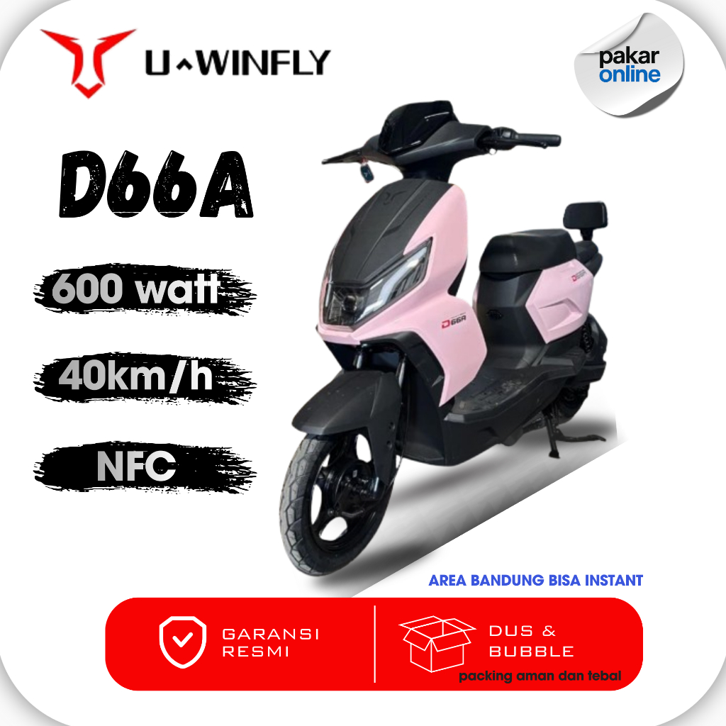 Jual SEPEDA LISTRIK UWINFLY D66A & D66B TERBARU 2025 GARANSI RESMI ...