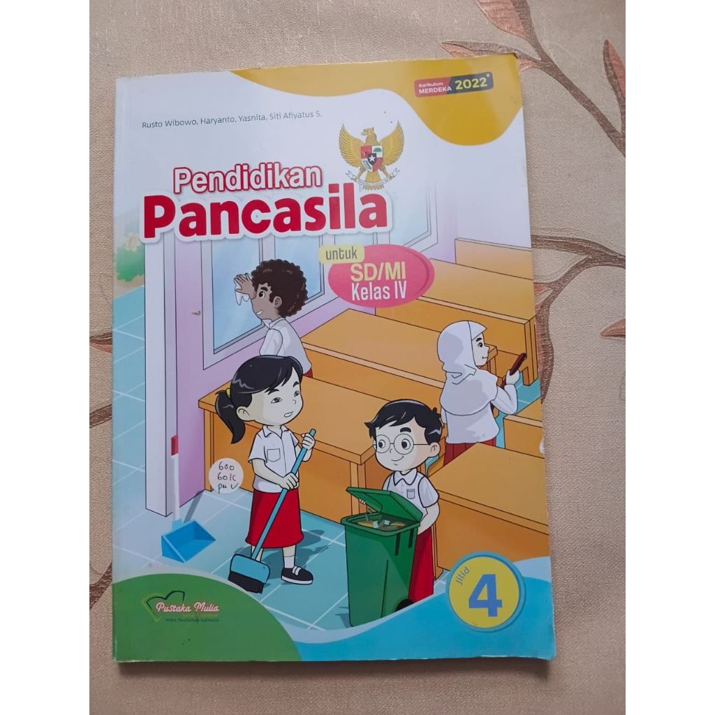 Jual Pendidikan Pancasila 4 untuk SD/MI Kelas IV (Kurikulum Merdeka ...