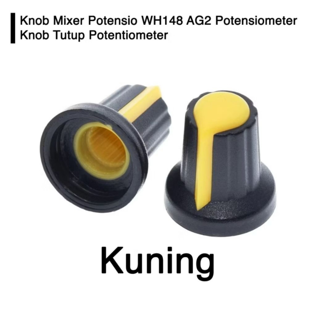 Jual Knop Mixer Potensio WH148 AG2 Potensiometer Plastik Warnah Knob ...